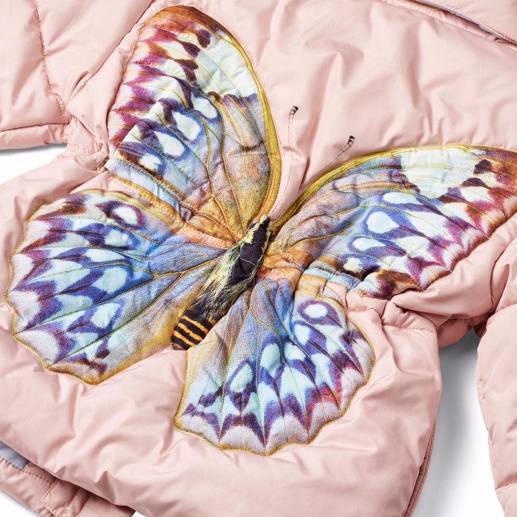 Фото 7 Куртка Molo Hally Papillion Quilt (розовый с бабочкой) 121410 Molo 5W24M304-3628