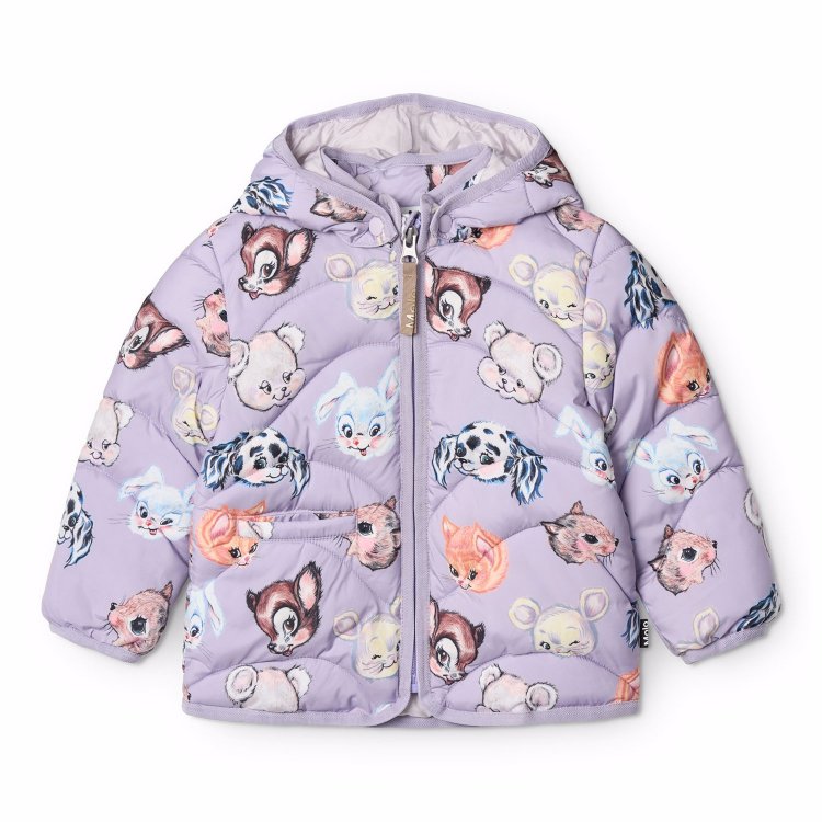 Molo Куртка Harmony Itty Bitty Purple (животные)
