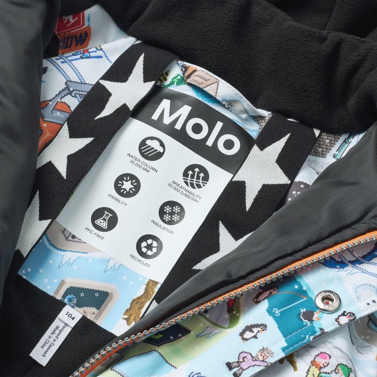 Фото 4 Комбинезон Molo Polaris Pixel Winter (разноцветный) 133558 Molo 5W25N203-9375