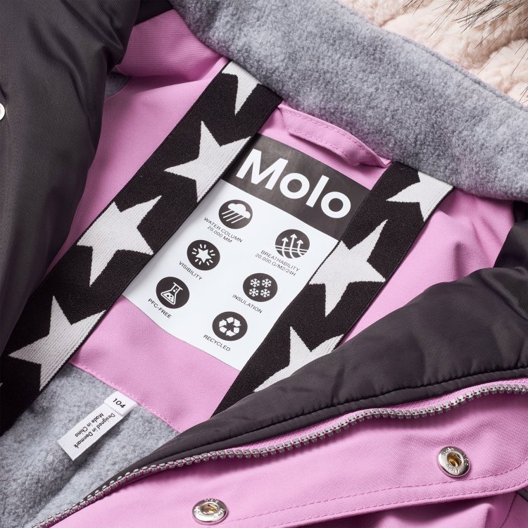 Фото 4 Комбинезон Molo Polaris Fur Purple Ray (розовый) 133508 Molo 5W25N204-8765