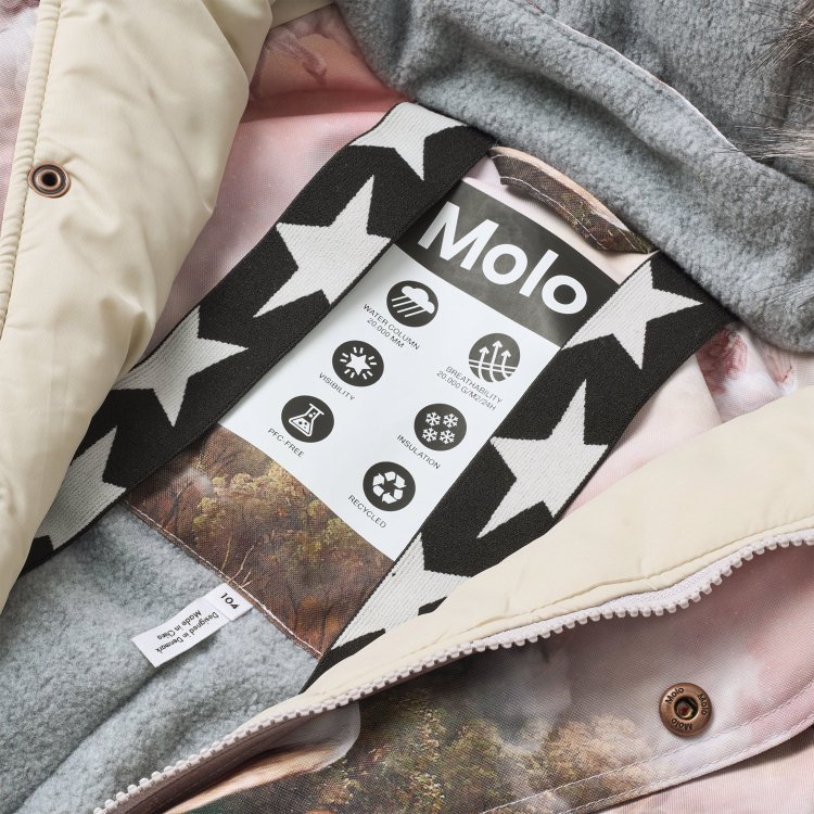 Фото 4 Комбинезон Molo Polaris Fur Utopia (разноцветный) 133439 Molo 5W25N204-9364