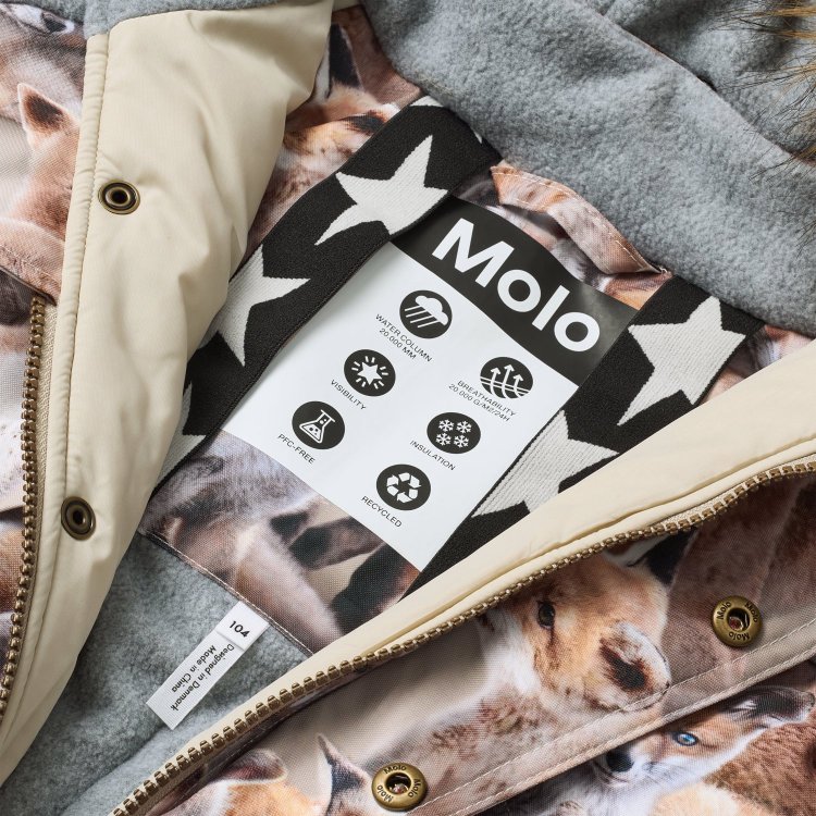 Фото 4 Комбинезон Molo Polaris Fur Playing Foxes (лисы) 133773 Molo 5W25N204-9369