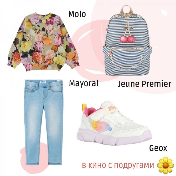 Фото 5 Толстовка Monti Cardboard Roses (бежевый с цветочным принтом) 102200 Molo 6S23J203 6740