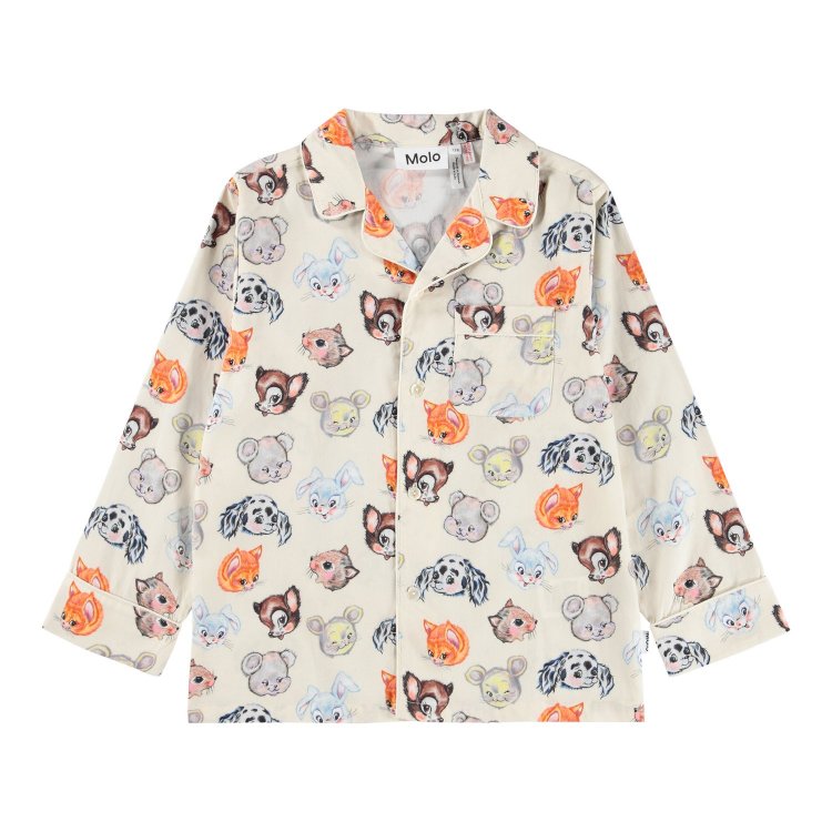 Фото 2 Пижама Molo Lex Itty Bitty Cream (бежевый) 132979 Molo 6W25R503-9748