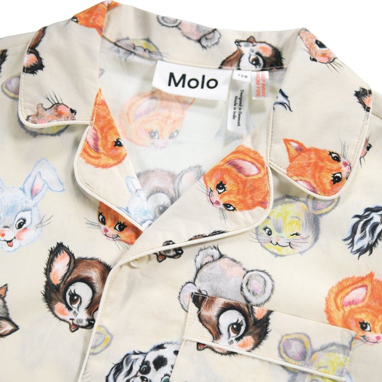Фото 4 Пижама Molo Lex Itty Bitty Cream (бежевый) 132979 Molo 6W25R503-9748