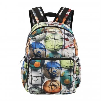 Рюкзак Molo для школьников и подростков Big Backpack Footballs (разноцветный) 62038 Molo 7S21V202 6239 