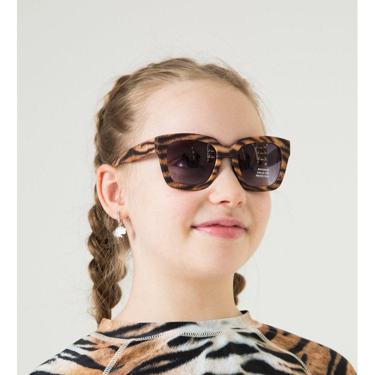Фото 4 Очки солнцезащитные Solana Tiger Stripes (тигровый принт) 78810 Molo 7S22T513 6438