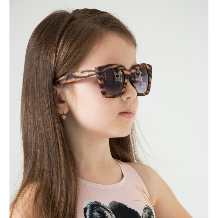 Фото 5 Очки солнцезащитные Solana Tiger Stripes (тигровый принт) 78810 Molo 7S22T513 6438