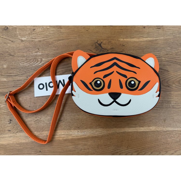 Фото 6 Уценка, потертость. Сумка Tiger Cub Bag Mango Tango (тигриная мордочка) 135355 Molo 7S24V103-8902U