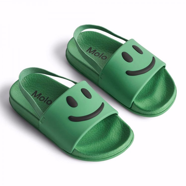 Фото 4 Шлепанцы Molo Zhappy Garden Green (зеленый) 126597 Molo 7S25U201-5408