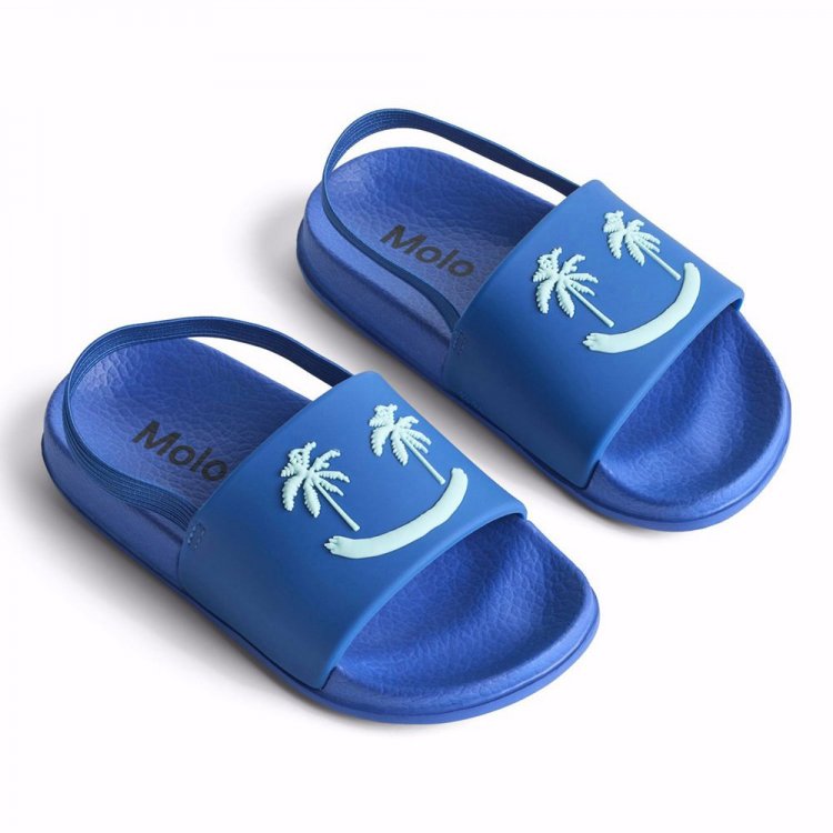 Фото 3 Шлепанцы Molo Zhappy Reef Blue (синий) 126389 Molo 7S25U201-8336