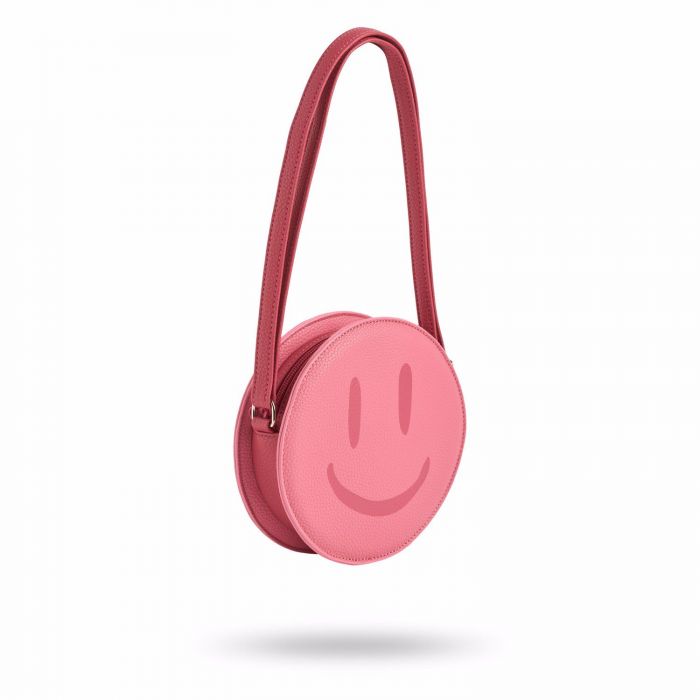 Сумка Macaroon Bag Framboise (малиновый смайл)