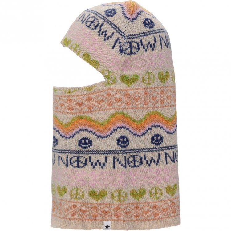 Molo Шапка-шлем Kaisu Peace Now knit (разноцветный)