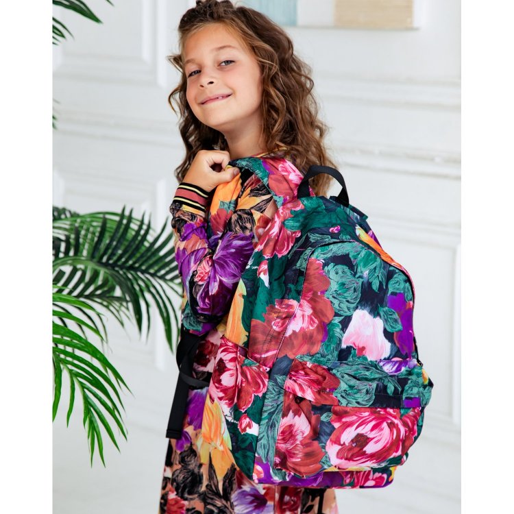 Фото 3 Рюкзак Molo для школьников и подростков Backpack Mio Painted Flowers (разноцветный) 106490 Molo 7W23V204 6857