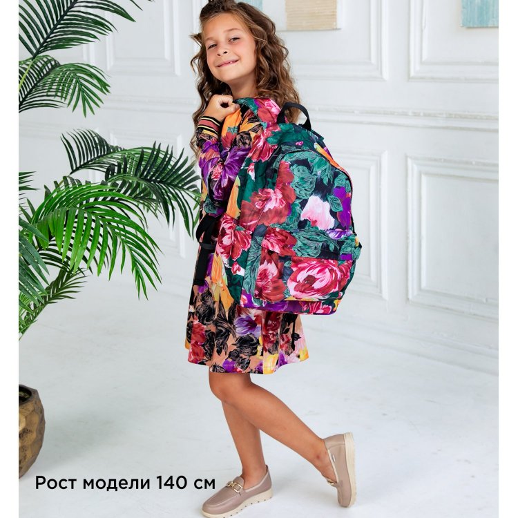 Фото 5 Рюкзак Molo для школьников и подростков Backpack Mio Painted Flowers (разноцветный) 106490 Molo 7W23V204 6857