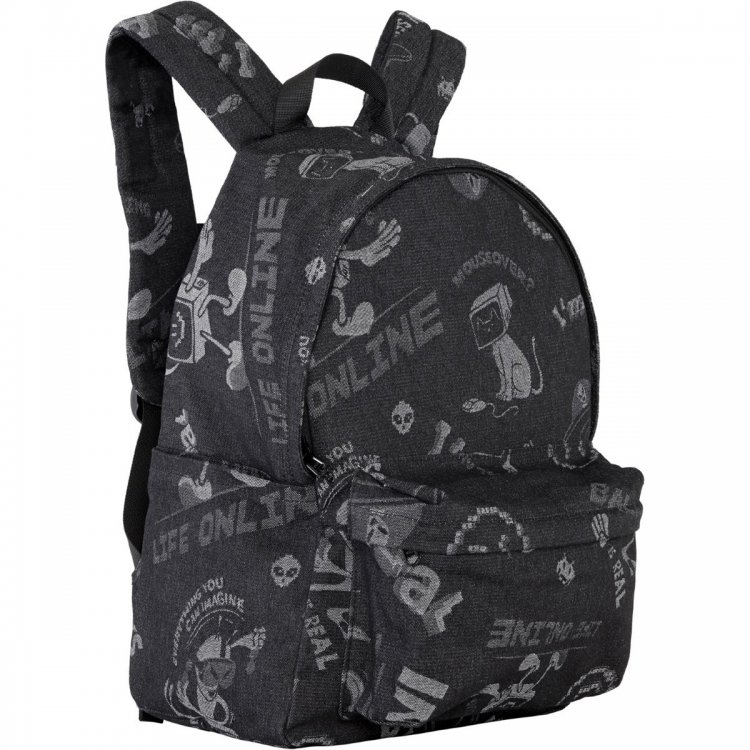 Фото 2 Рюкзак Molo Backpack Mio Comic Jacquard (черный) 120641 Molo 7W24V203-9184