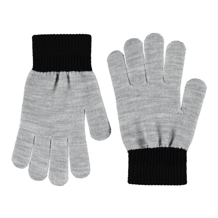 Фото 3 Перчатки Molo 2 пары Kello Black (черный с серым) 133898 Molo 7W25S202-0099