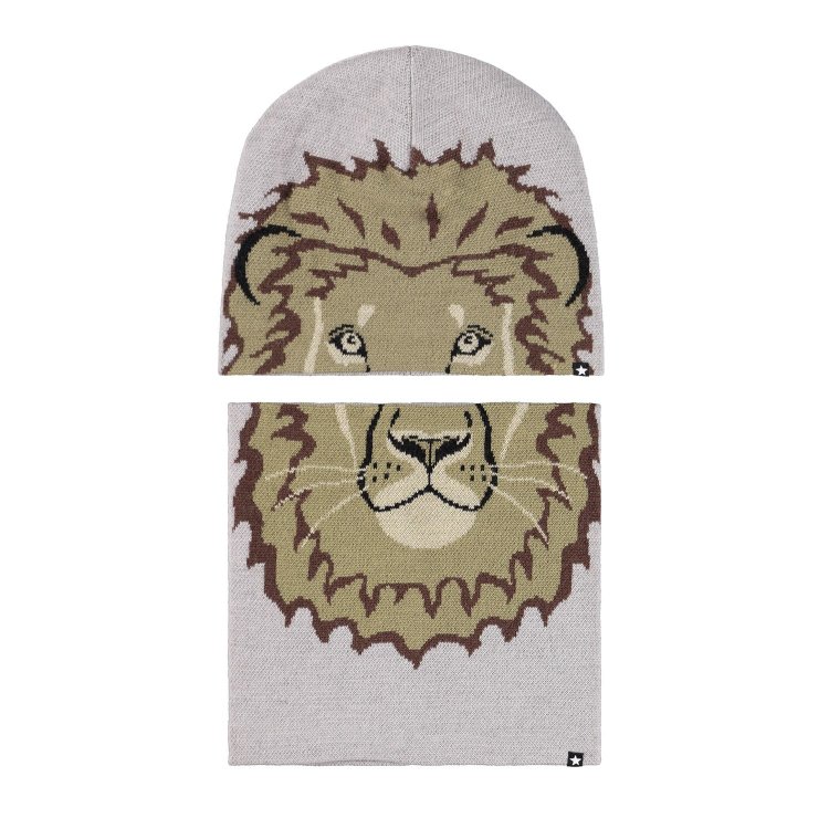 Molo Комплект: шапка + снуд Kleo Lion Face (лев)