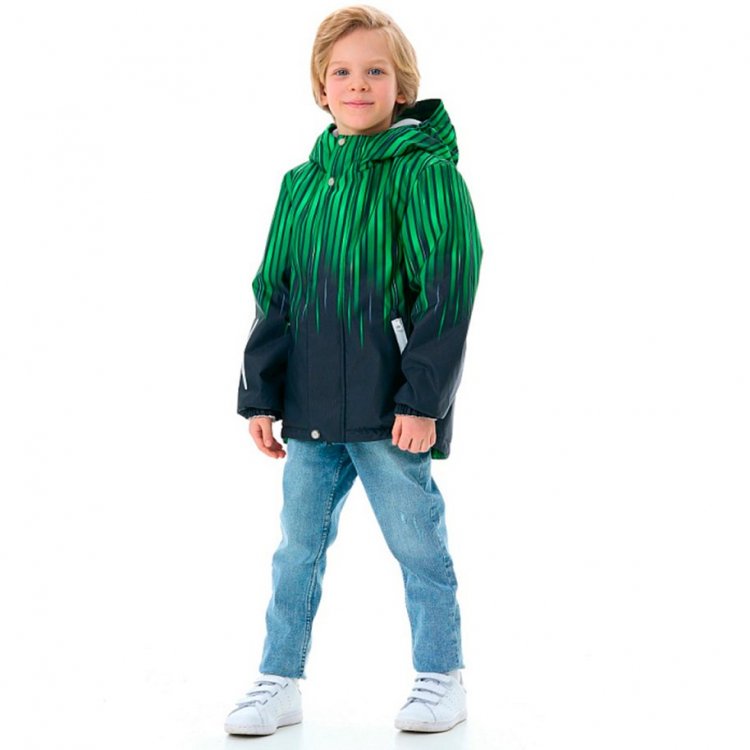 Oldos Куртка утепленная Томас (зеленый с черным)