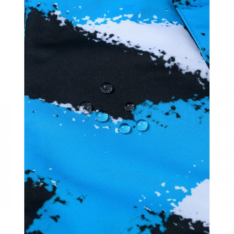 Фото 7 Куртка на флисе Макс (ярко-голубой с черным) 116631 Oldos ALSS24JK1T010
