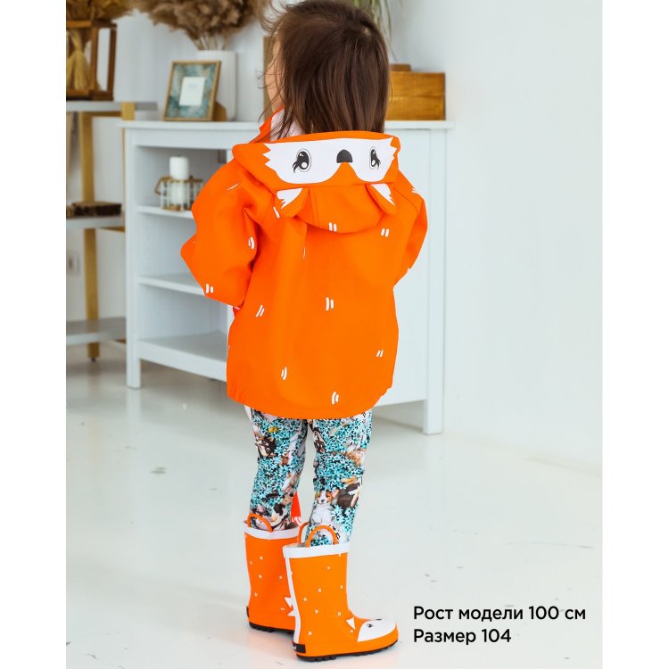 Фото 11 Куртка-дождевик Нора (оранжевый) 100715 Oldos AOSS23JK2RB08-ORANGE