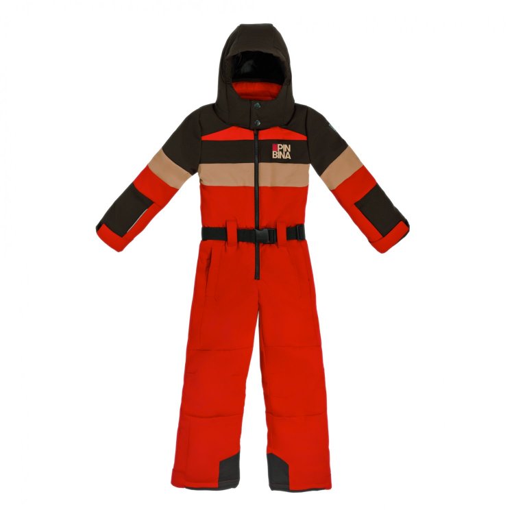 Комбинезон (красный, черный, светло-коричневый)