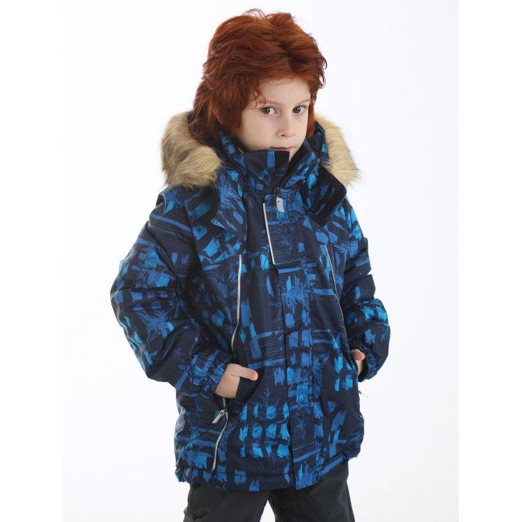 Reima Куртка для мальчика ReimaTec Niisi (синий с принтом)