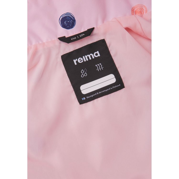 Фото 5 Куртка-ветровка Reimatec Anise (розовый в горох) 79323 Reima 521634A 4013