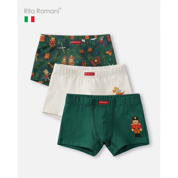 Комплект: 3 боксеров JINGLE TOYS Щелкунчик (разноцветный)