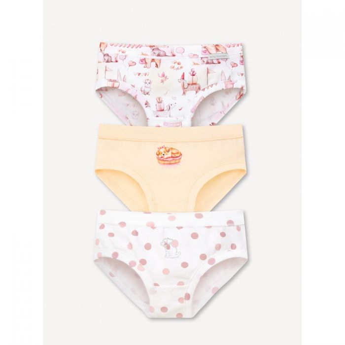 Комплект: 3 трусов PRETTY FRIENDS (розовый)