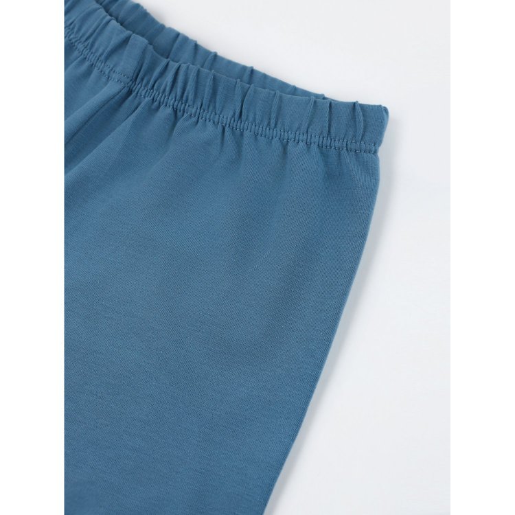 Фото 9 Пижама: кофта + штаны (бело-синий с лисом) 119824 Rita Romani 8681