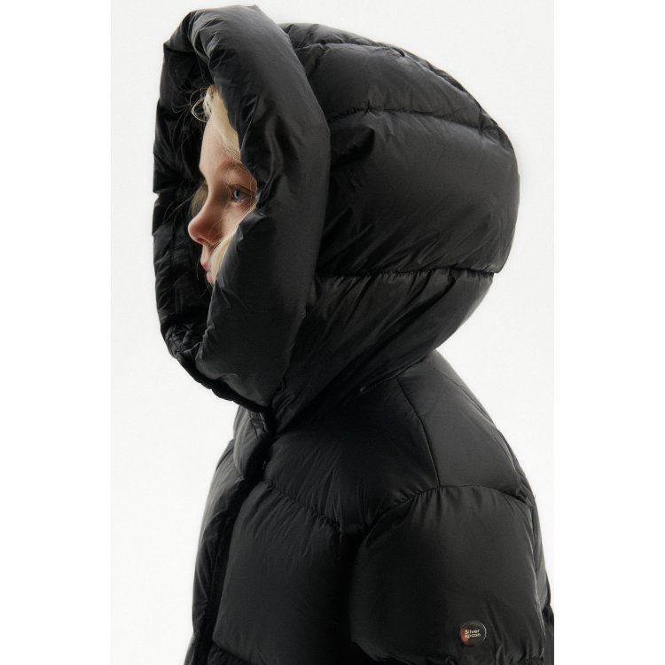 Фото 2 Пальто Silver Spoon с утеплителем (черный) 137063 Silver Spoon SUOWG-526-20317-113