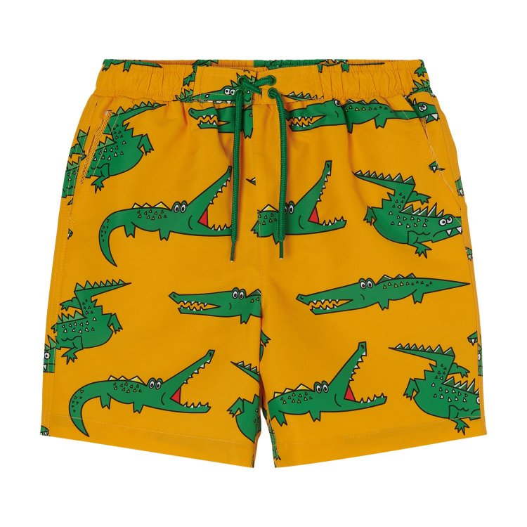 Stella McCartney Плавательные шорты (крокодилы на желтом)