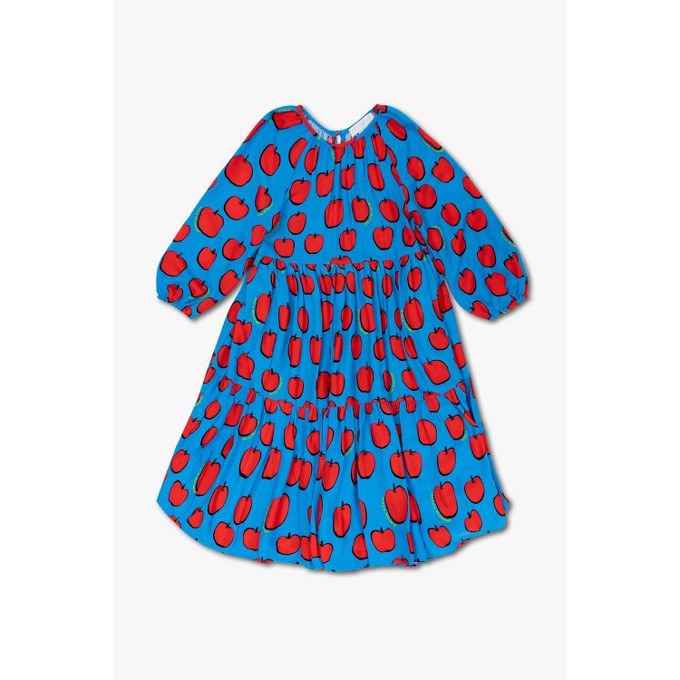 Фото 2 Платье (синий с яблоками) 90379 Stella McCartney 8R1A00 Z0471 618RO