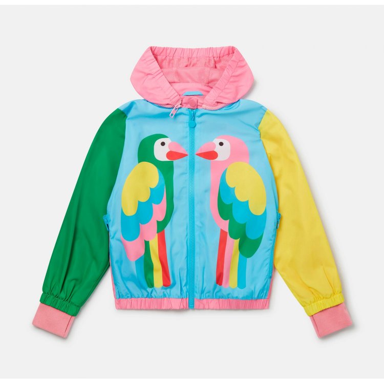 Фото 3 Куртка-ветровка Parrot (разноцветный с попугаями) 104909 Stella McCartney TS2A57 Z0537 999
