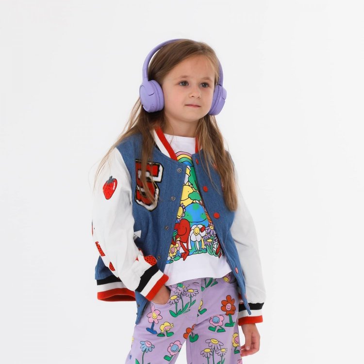 Stella McCartney Бомбер Teen B (синий с белым)
