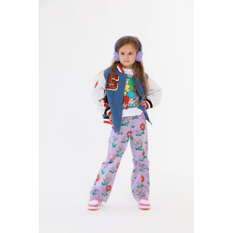 Фото 2 Бомбер Teen B (синий с белым) 127505 Stella McCartney TW2B07-Z0746-614