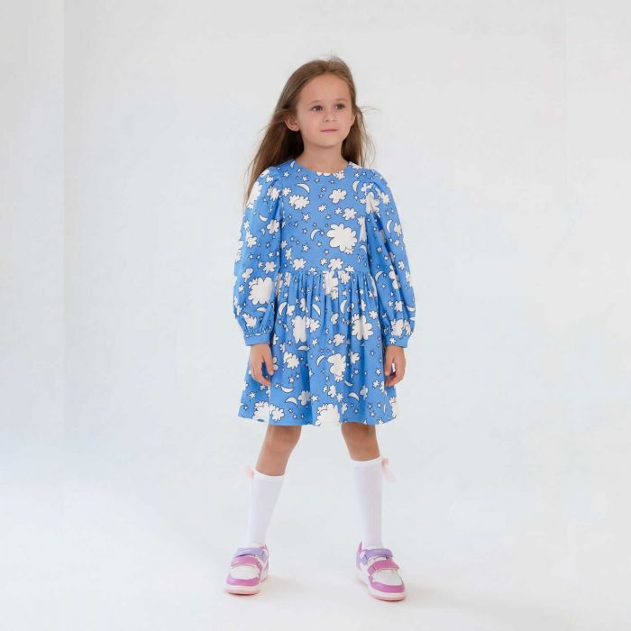 Платье (голубой)