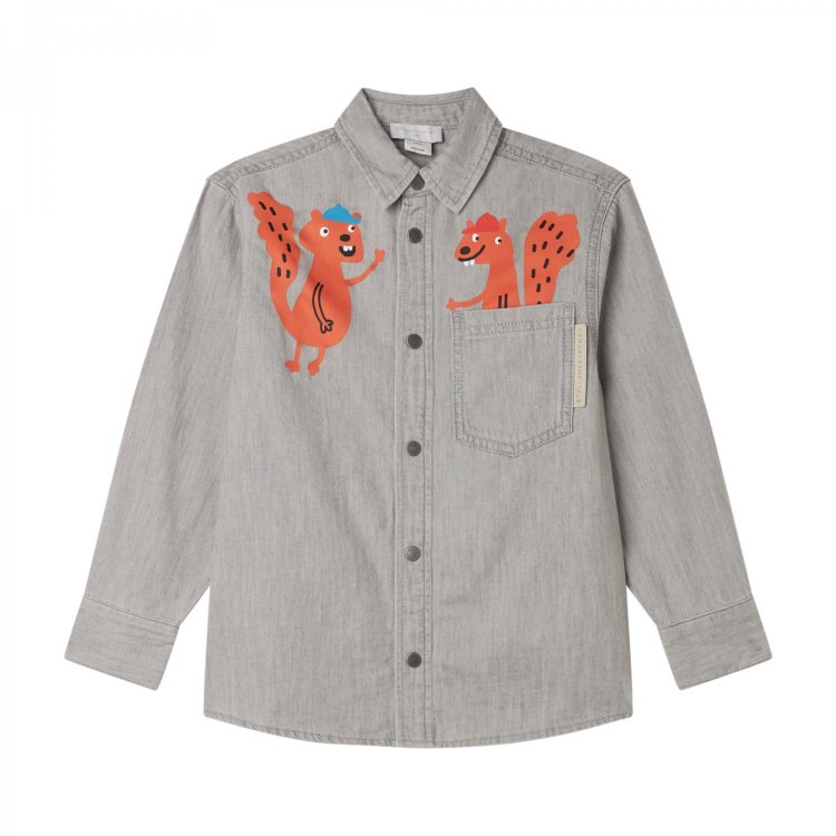 Рубашка (светло-серый) 132465 Stella McCartney TX5P10-Z0522-970 