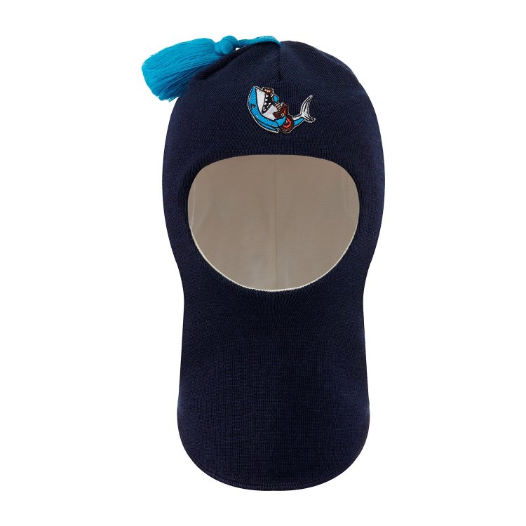 Teyno Шапка-шлем (темно-синий с акулой)