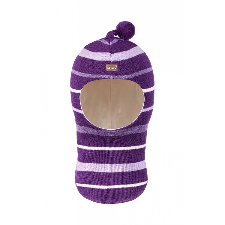 Teyno Шапка-шлем (фиолетовый в полоску)