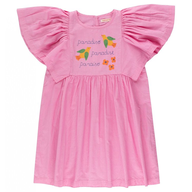 Фото 4 Платье (розовый с принтом) 103951 Tinycottons SS23-136 L12
