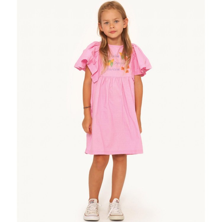 Фото 5 Платье (розовый с принтом) 103951 Tinycottons SS23-136 L12
