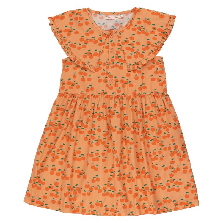 Фото 5 Платье (оранжевый с принтом) 104052 Tinycottons SS23-309 L47