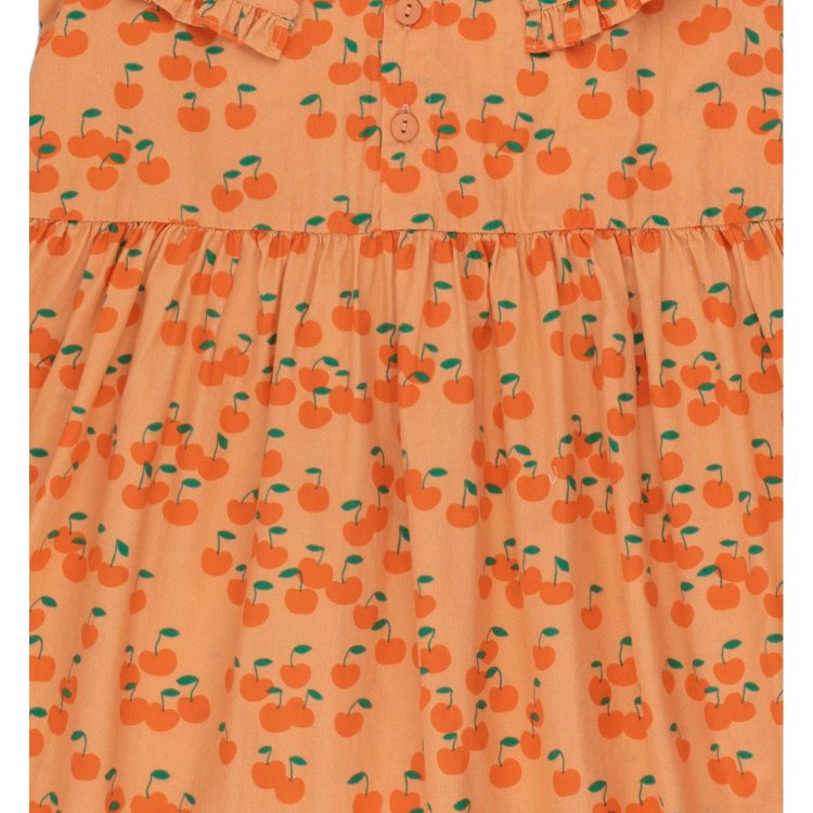 Фото 2 Платье (оранжевый с принтом) 104052 Tinycottons SS23-309 L47