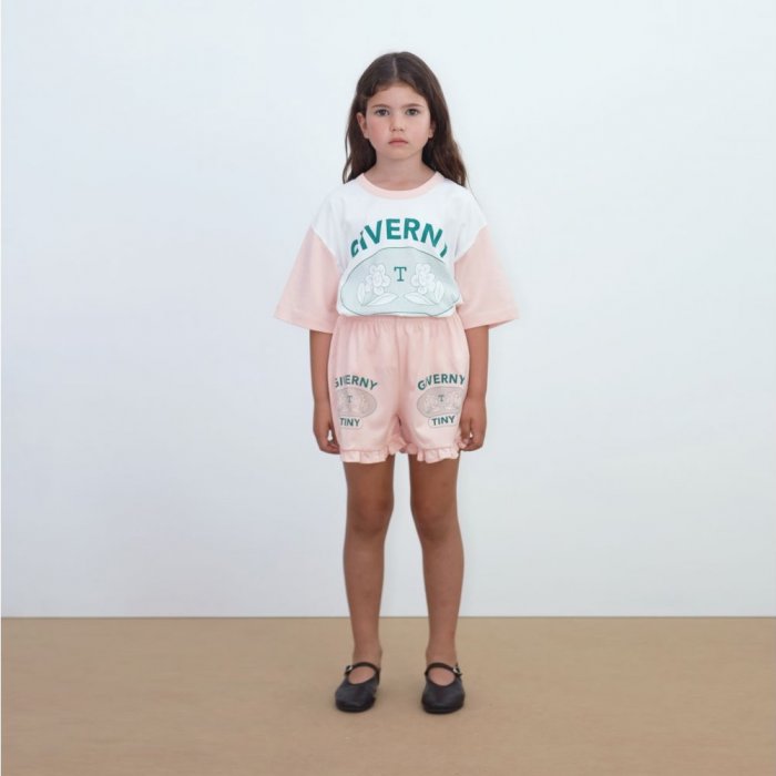 Футболка (белый/розовый)