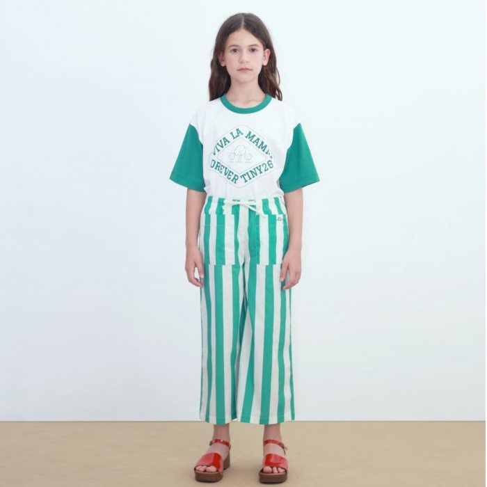 Футболка (белый/зеленый)