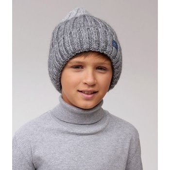 Фото 2 Детская шапка Тэйрон (серый + светло-серый) 77466 Totti 10384-1